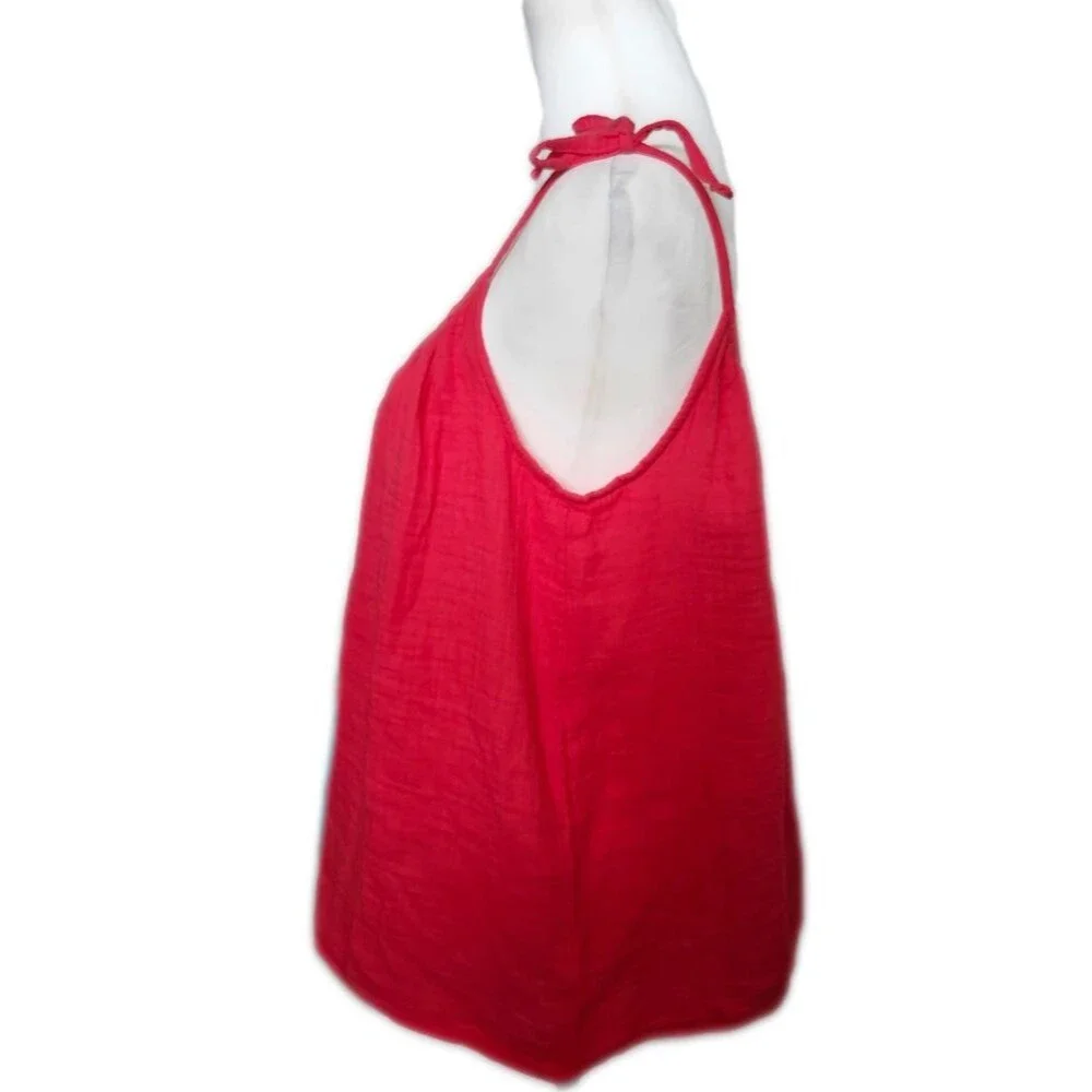 Old Navy NWT Cosmic Rouge Tie Strap Swing Tank Top, Small - Picture 6 of 13